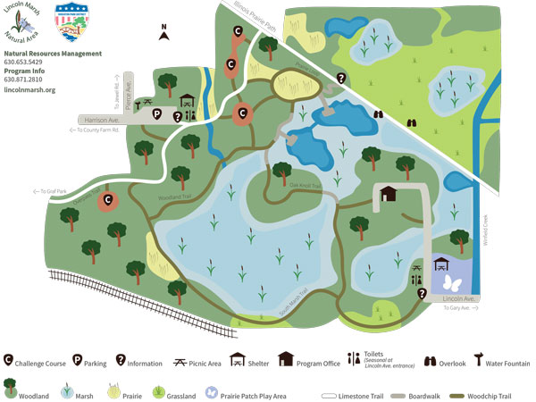 LM Amenities and Trail Map